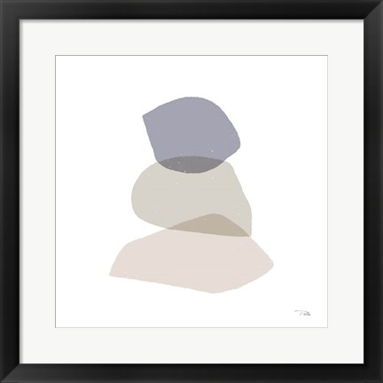 Framed Pieces by Pieces Neutral III Print