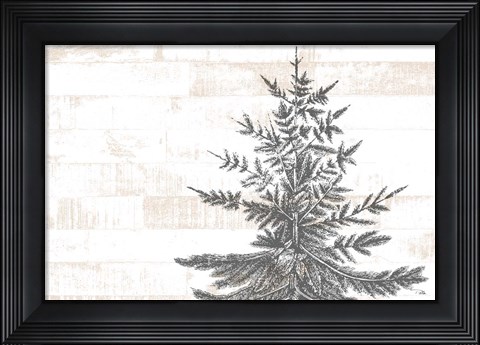 Framed Lake Resort Print