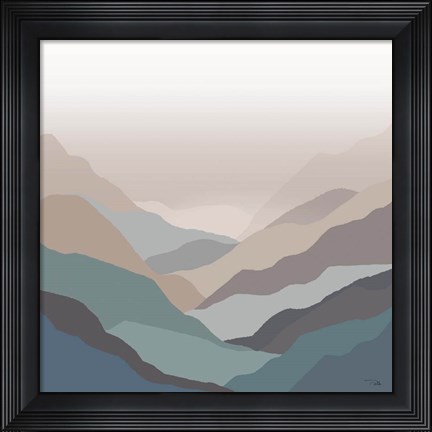 Framed Mountain Valley Print