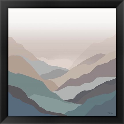 Framed Mountain Valley Print