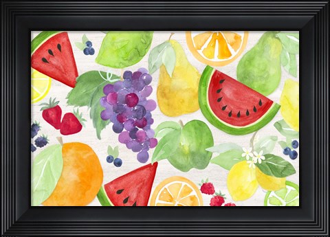 Framed Life is Sweet landscape II Print