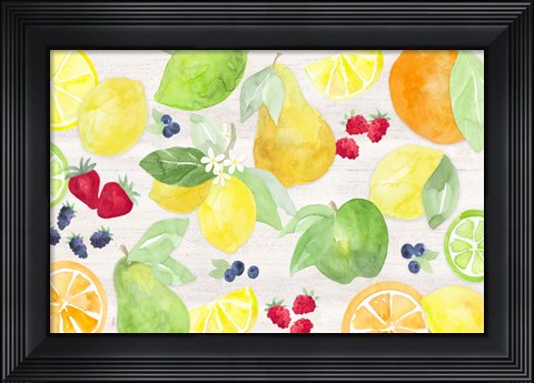 Framed Life is Sweet landscape III Print