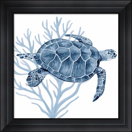 Framed Deep Blue Sea XVII Print