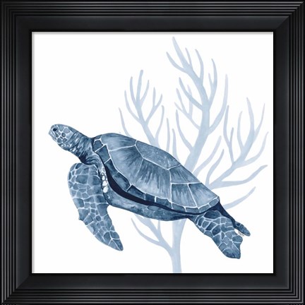 Framed Deep Blue Sea XVIII Print