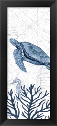 Framed Deep Blue Sea XIXA Print