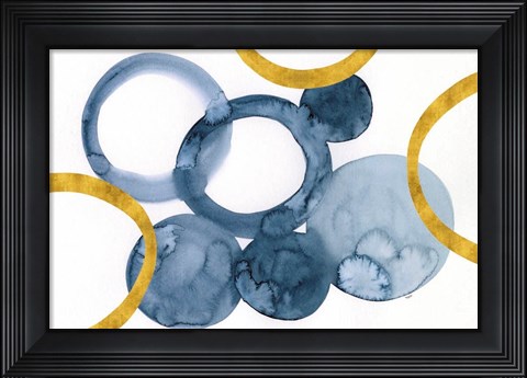 Framed Deep Blue Sea XXIV Print
