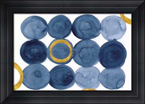 Framed Deep Blue Sea XXVI Print