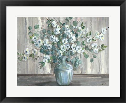 Framed Apple Blossom Jug Print