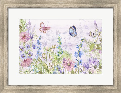 Framed Butterfly Trail I Print