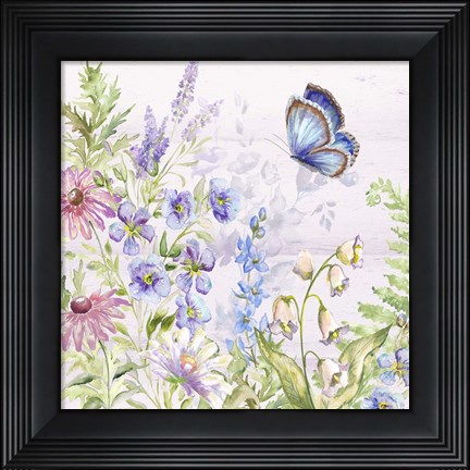 Framed Butterfly Trail II Print