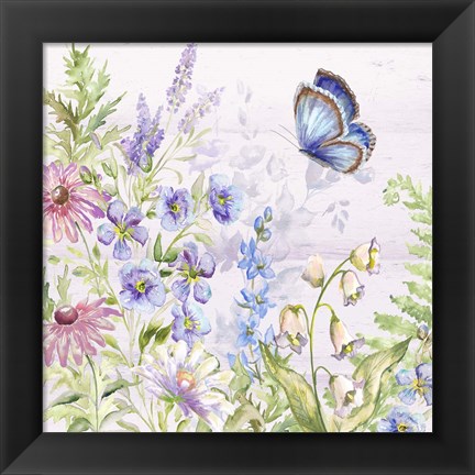 Framed Butterfly Trail II Print