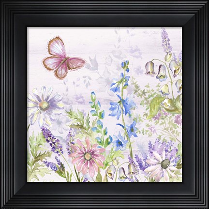Framed Butterfly Trail III Print