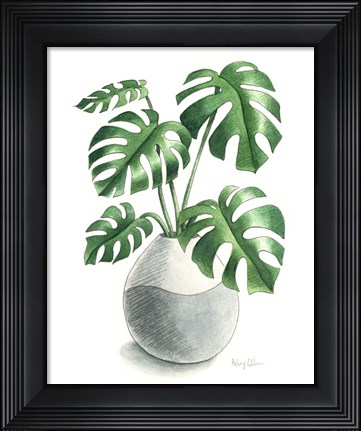 Framed Potted Exotics II Print