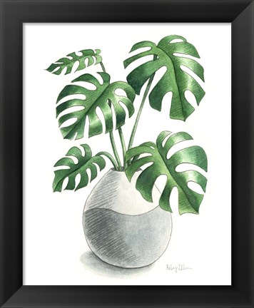 Framed Potted Exotics II Print