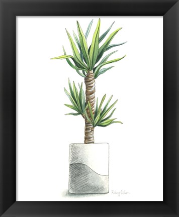 Framed Potted Exotics III Print