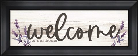 Framed Welcome to Our Home Print
