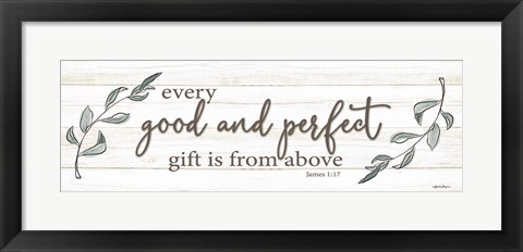 Framed Every Good and Perfect Gift Print