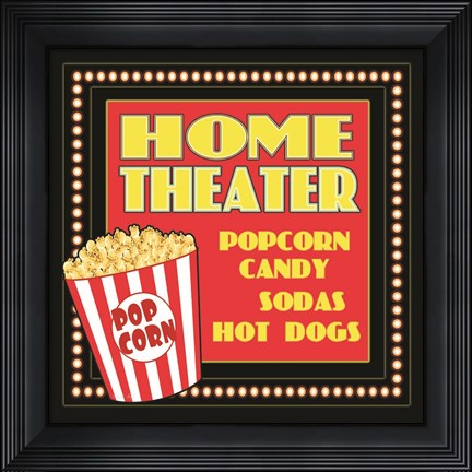 Framed Home Movie Theater Print