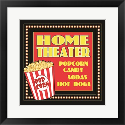 Framed Home Movie Theater Print