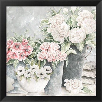 Framed Plentiful Blooms II Print