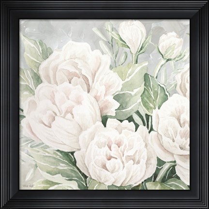 Framed Peaceful Peonies Print