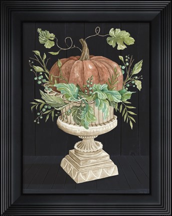 Framed Pumpkin on Display Print