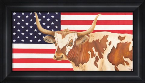 Framed America Strong Print