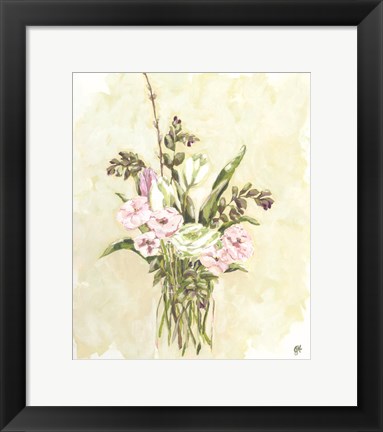 Framed Flower Farm Bouquet I Print