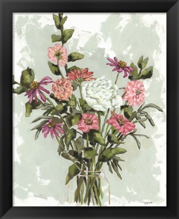 Framed Flower Garden Bouquet Print