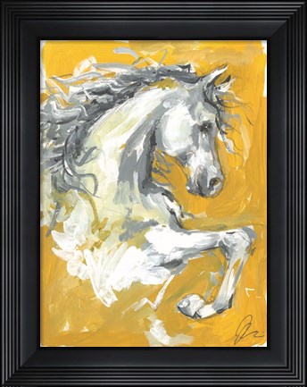 Framed Sunset Ride I Print