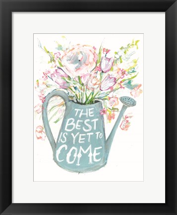 Framed Best Floral Print