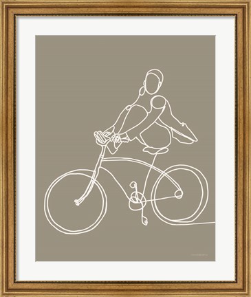Framed Feet on the Bike I Print