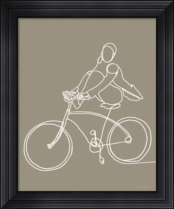 Framed Feet on the Bike I Print
