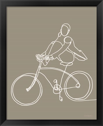 Framed Feet on the Bike I Print