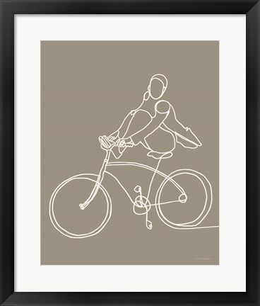 Framed Feet on the Bike I Print