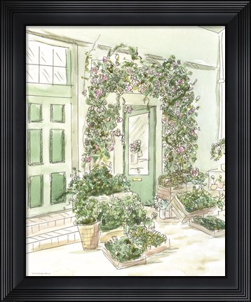 Framed All the Green Things Print