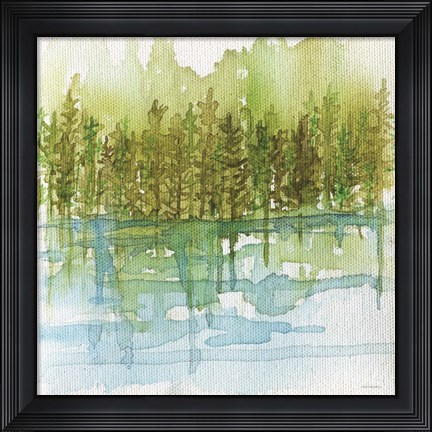 Framed Forest Reflections Print