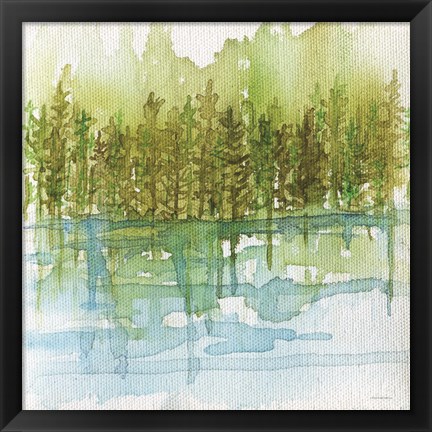 Framed Forest Reflections Print