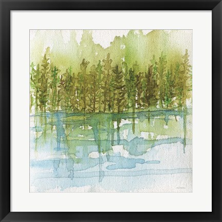 Framed Forest Reflections Print