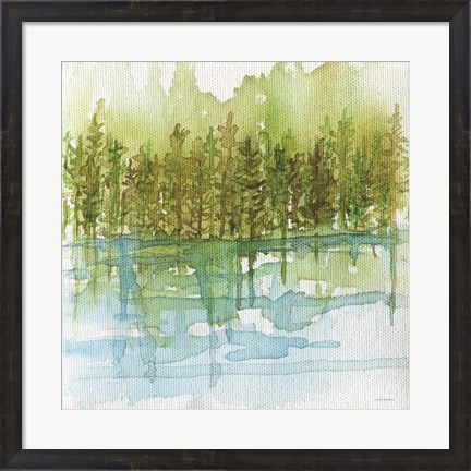 Framed Forest Reflections Print