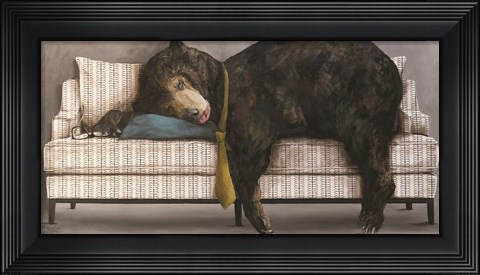 Framed Bearing the Grind Print