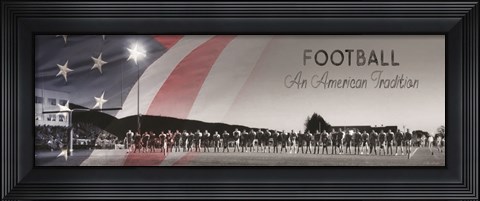 Framed Football - An American Tradition Print