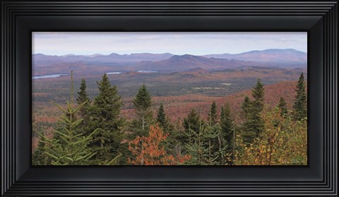 Framed Adirondack Panorama Print