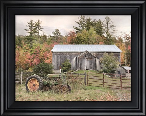 Framed Fall on the Farm II Print
