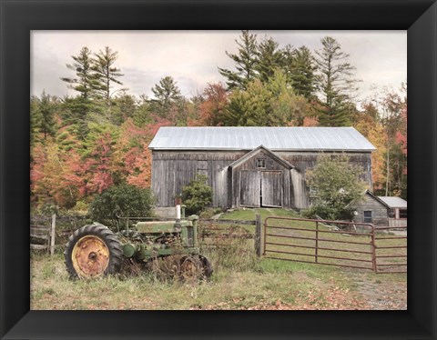 Framed Fall on the Farm II Print