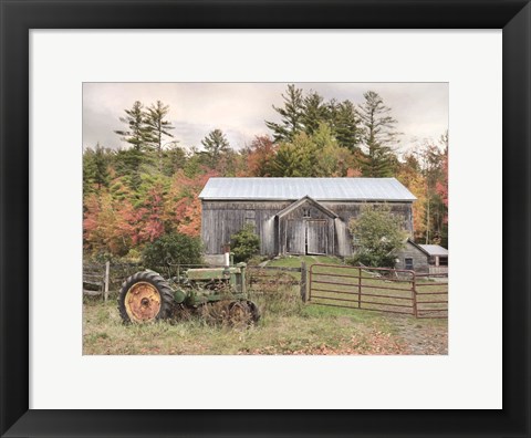 Framed Fall on the Farm II Print