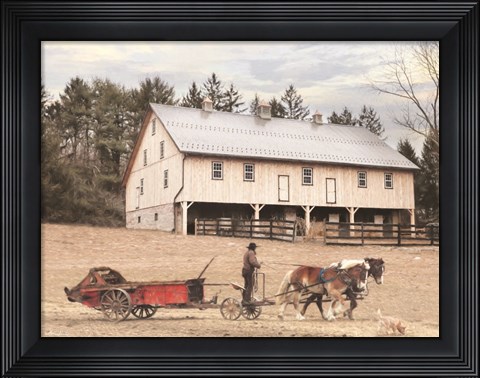 Framed Winter Fertilizing Print