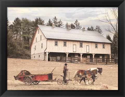Framed Winter Fertilizing Print