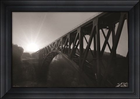 Framed Letchworth Sunrise Print