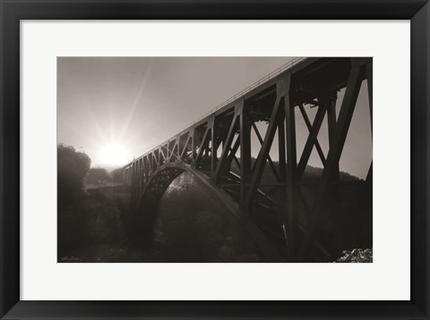 Framed Letchworth Sunrise Print